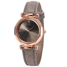 Load image into Gallery viewer, Fashion Women Leather Casual Watch Luxury Analog Quartz Crystal