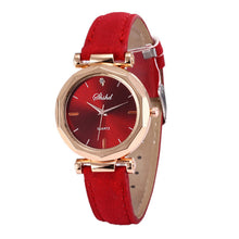 Load image into Gallery viewer, Fashion Women Leather Casual Watch Luxury Analog Quartz Crystal