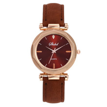Load image into Gallery viewer, Fashion Women Leather Casual Watch Luxury Analog Quartz Crystal