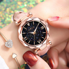 Load image into Gallery viewer, Women Casual Leather Ladies Watch Quartz Wrist Watch