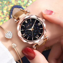 Load image into Gallery viewer, Women Casual Leather Ladies Watch Quartz Wrist Watch
