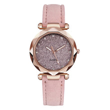 Load image into Gallery viewer, Casual Women Romantic Starry Sky Wrist Watch Leather