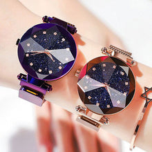 Load image into Gallery viewer, Ladies Magnetic Starry Sky Clock Luxury Women Watches
