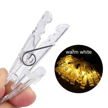 Load image into Gallery viewer, 1/2M LED Picture Photo Clips String Light Copper Wire String Garland Party Wedding Holiday Fairy Light Christmas Room Decoration