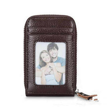 Load image into Gallery viewer, Men&#39;s Wallet Leather Credit Card Holder
