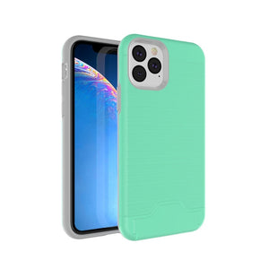 Case For iPhone 11 11 Pro 11 Pro Max Brushed Hybrid Wallet Card