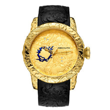 Load image into Gallery viewer, MEGALITH Gold Dragon Sculpture Automatic Mechanical Watches Men
