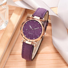 Load image into Gallery viewer, Women Watch Rhinestone Romantic Starry Sky WristWatch
