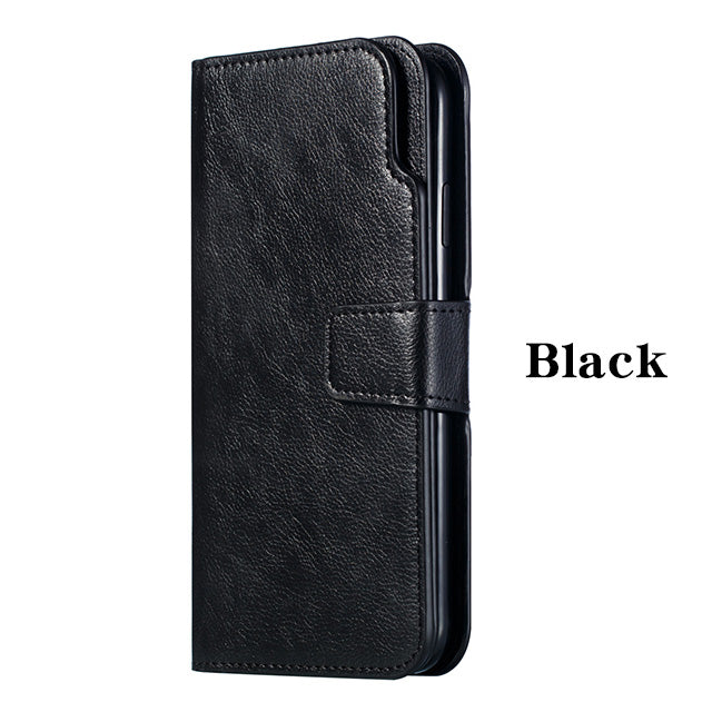 Retro Wallet Flip Card Cover Luxury Leather Case For iPhone 11 Pro X XR XS MAX 5 6 6s 7 8 Plus 5s SE 2020 8Plus Phone Coque Bag