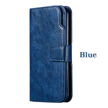 Load image into Gallery viewer, Retro Wallet Flip Card Cover Luxury Leather Case For iPhone 11 Pro X XR XS MAX 5 6 6s 7 8 Plus 5s SE 2020 8Plus Phone Coque Bag
