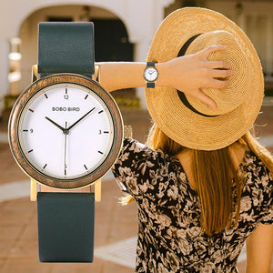 montre femme BOBO BIRD Wood Watches for Women