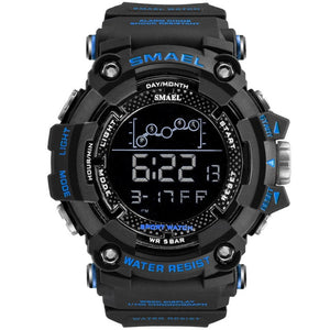 SMAEL Mens Watch Military Waterproof Sport Wrist Watch Digital Stopwatche