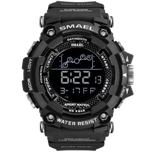 SMAEL Mens Watch Military Waterproof Sport Wrist Watch Digital Stopwatche