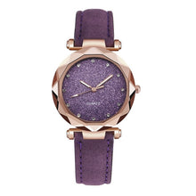 Load image into Gallery viewer, Casual Women Romantic Starry Sky Wrist Watch Leather
