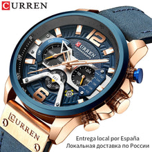 Load image into Gallery viewer, Wristwatch Mens CURREN 2019 Top Brand Luxury Sports Watch Men
