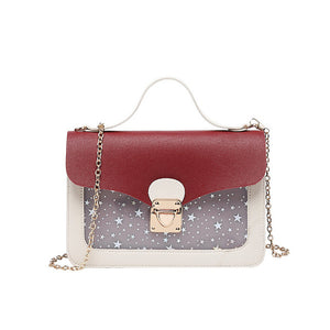 Women Mini Small Square Pack Shoulder Bag Fashion Star Sequin Designer Messenger Crossbody Bag Clutch Wallet Handbags