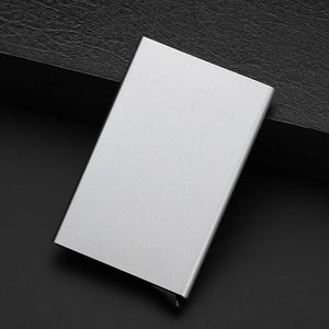 Quality Stainless Steel Credit Card Holder Men Slim