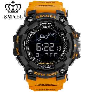 SMAEL Mens Watch Military Waterproof Sport Wrist Watch Digital Stopwatche