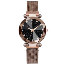 Load image into Gallery viewer, Ladies Magnetic Starry Sky Clock Luxury Women Watches
