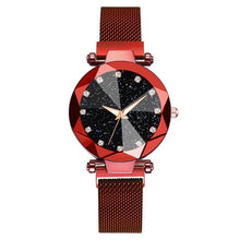 Load image into Gallery viewer, Ladies Magnetic Starry Sky Clock Luxury Women Watches
