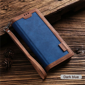 Luxury Leather Flip Wallet Case For Xiaomi Mi 10 CC9 E 9T 9Lite Note10 Redmi K30 K20 Note 9 9s 8T 8 7 Pro Max Card Phone Cover