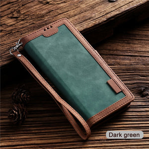 Luxury Leather Flip Wallet Case For Xiaomi Mi 10 CC9 E 9T 9Lite Note10 Redmi K30 K20 Note 9 9s 8T 8 7 Pro Max Card Phone Cover